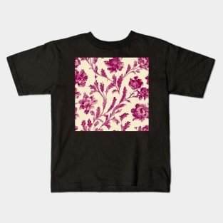 Rococo floral pattern, model 11 Kids T-Shirt